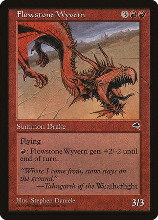 Flowstone Wyvern [Tempest] MTG Single Magic: The Gathering  | Multizone: Comics And Games