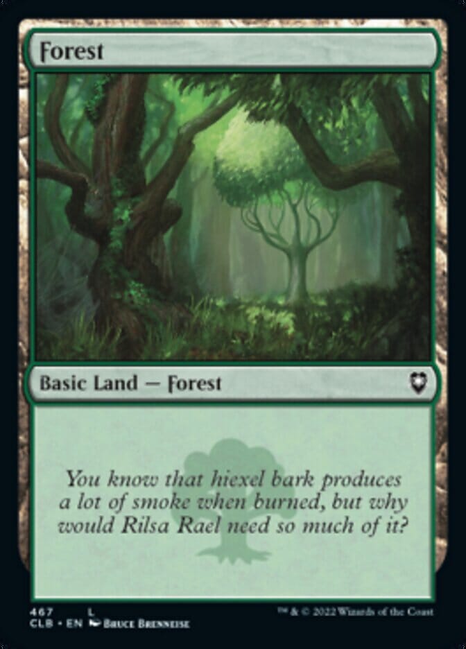 Forest (467) [Commander Legends: Battle for Baldur's Gate] MTG Single Magic: The Gathering  | Multizone: Comics And Games