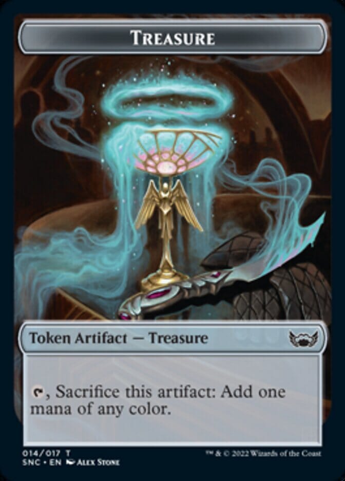 Treasure Token (014) [Streets of New Capenna Tokens] MTG Single Magic: The Gathering  | Multizone: Comics And Games