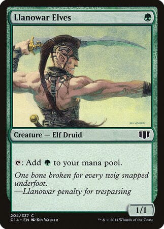 Llanowar Elves [Commander 2014] MTG Single Magic: The Gathering  | Multizone: Comics And Games
