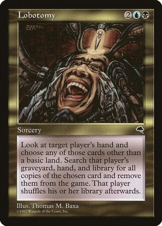 Lobotomy [Tempest] MTG Single Magic: The Gathering  | Multizone: Comics And Games