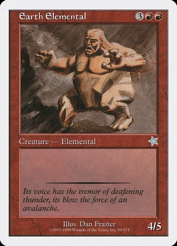 Earth Elemental [Starter 1999] MTG Single Magic: The Gathering  | Multizone: Comics And Games