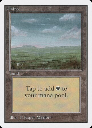 Plains (C) [Unlimited Edition] MTG Single Magic: The Gathering  | Multizone: Comics And Games