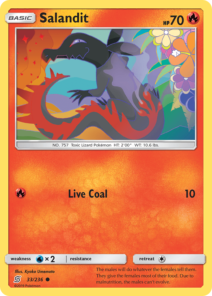 Salandit (33/236) [Sun & Moon: Unified Minds] Pokemon Single Pokémon  | Multizone: Comics And Games