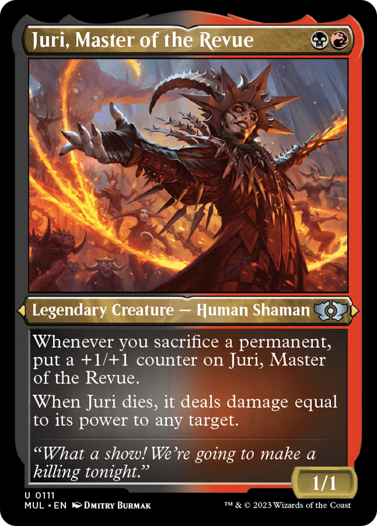 Juri, Master of the Revue (Foil Etched) [Multiverse Legends] MTG Single Magic: The Gathering  | Multizone: Comics And Games