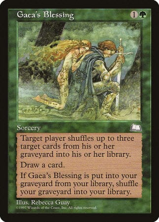 Gaea's Blessing [Weatherlight] MTG Single Magic: The Gathering  | Multizone: Comics And Games