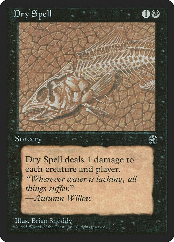 Dry Spell (Autumn Willow Flavor Text) [Homelands] MTG Single Magic: The Gathering  | Multizone: Comics And Games