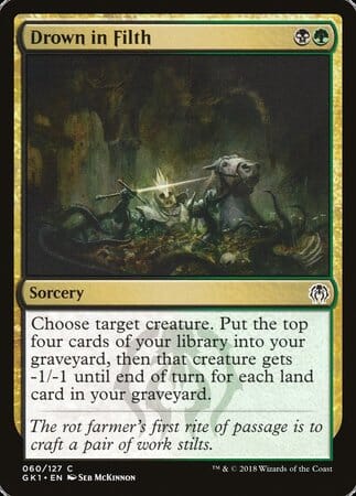 Drown in Filth [GRN Guild Kit] MTG Single Magic: The Gathering  | Multizone: Comics And Games