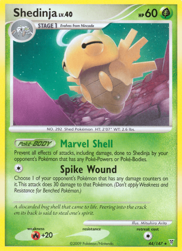 Shedinja (44/147) [Platinum: Supreme Victors] Pokemon Single Pokémon  | Multizone: Comics And Games