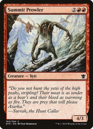 Summit Prowler [Dragons of Tarkir] MTG Single Magic: The Gathering  | Multizone: Comics And Games