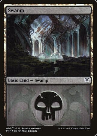Swamp - Dimir (A02) [GRN Ravnica Weekend] MTG Single Magic: The Gathering  | Multizone: Comics And Games