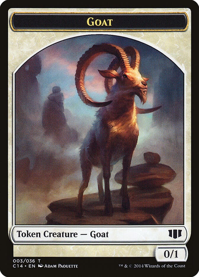 Goblin // Goat Double-sided Token [Commander 2014 Tokens] MTG Single Magic: The Gathering  | Multizone: Comics And Games