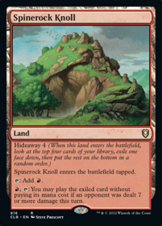 Spinerock Knoll [Commander Legends: Battle for Baldur's Gate] MTG Single Magic: The Gathering  | Multizone: Comics And Games