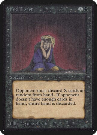 Mind Twist [Limited Edition Alpha] MTG Single Magic: The Gathering  | Multizone: Comics And Games