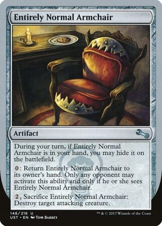 Entirely Normal Armchair [Unstable] MTG Single Magic: The Gathering  | Multizone: Comics And Games