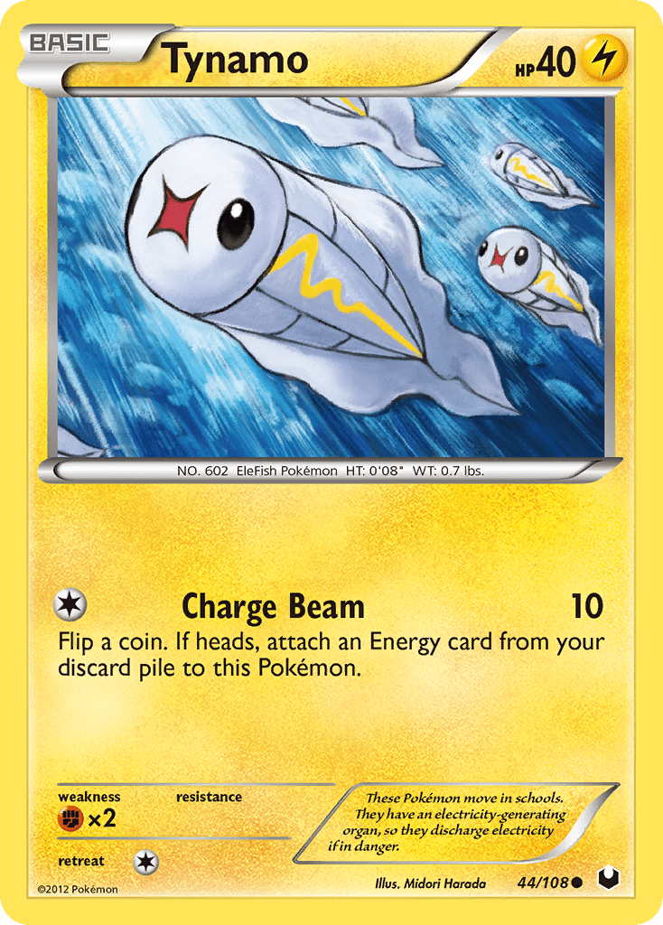 Tynamo (44/108) [Black & White: Dark Explorers] Pokemon Single Pokémon  | Multizone: Comics And Games
