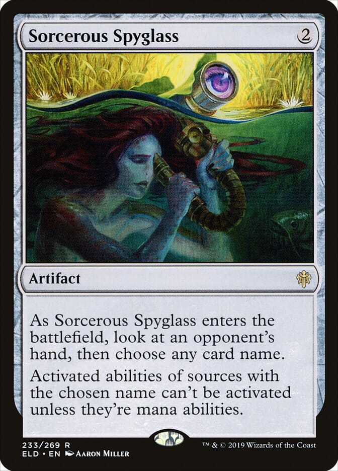 Sorcerous Spyglass [Throne of Eldraine] MTG Single Magic: The Gathering  | Multizone: Comics And Games