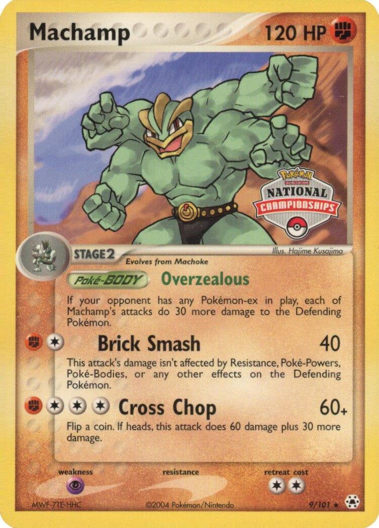 Machamp (9/101) (National Championships Promo) [EX: Hidden Legends] Pokemon Single Pokémon  | Multizone: Comics And Games