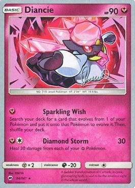 Diancie (94/147) (Infinite Force - Diego Cassiraga) [World Championships 2017] Pokemon Single Pokémon  | Multizone: Comics And Games