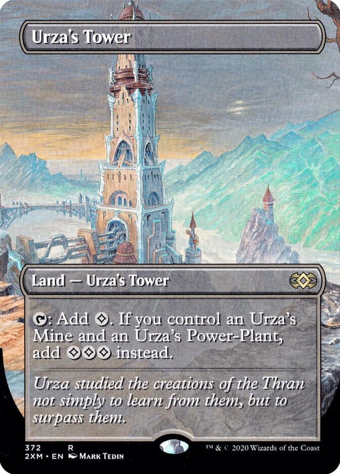 Urza's Tower (Borderless) [Double Masters] MTG Single Magic: The Gathering  | Multizone: Comics And Games