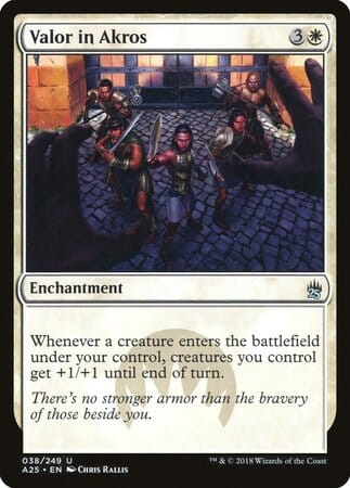 Valor in Akros [Masters 25] MTG Single Magic: The Gathering  | Multizone: Comics And Games