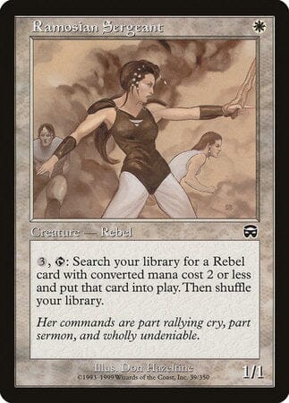 Ramosian Sergeant [Mercadian Masques] MTG Single Magic: The Gathering  | Multizone: Comics And Games