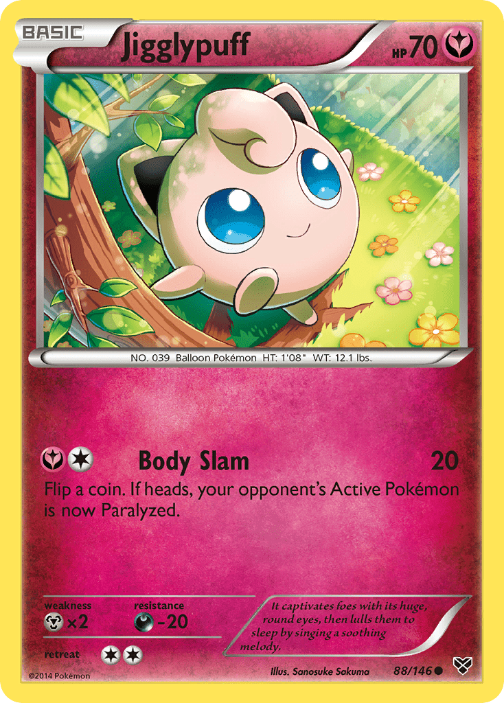 Jigglypuff (88/146) [XY: Base Set] Pokemon Single Pokémon  | Multizone: Comics And Games