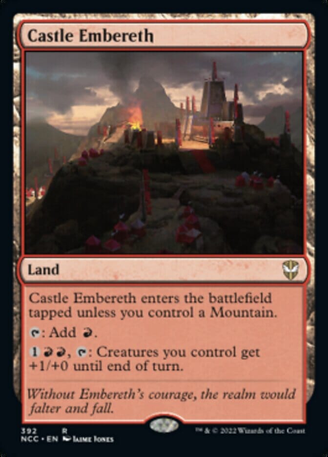 Castle Embereth [Streets of New Capenna Commander] MTG Single Magic: The Gathering  | Multizone: Comics And Games