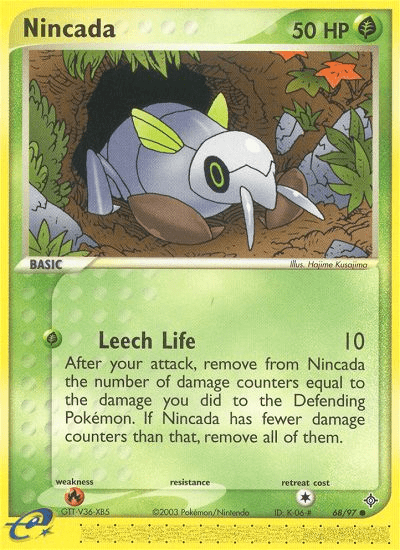 Nincada (68/97) [EX: Dragon] Pokemon Single Pokémon  | Multizone: Comics And Games