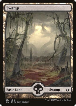 Swamp (187) - Full Art [Hour of Devastation] MTG Single Magic: The Gathering  | Multizone: Comics And Games