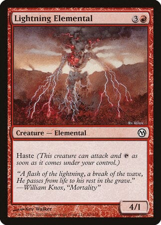Lightning Elemental [Duels of the Planeswalkers] MTG Single Magic: The Gathering  | Multizone: Comics And Games
