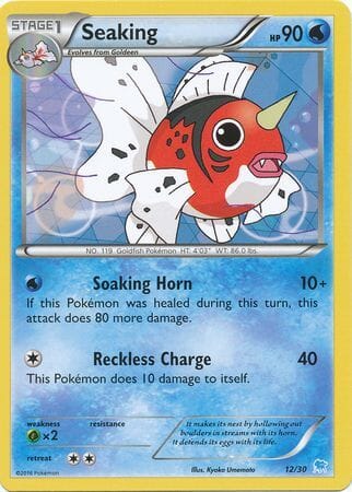 Seaking (12/30) [XY: Trainer Kit 3 - Suicune] Pokemon Single Pokémon  | Multizone: Comics And Games
