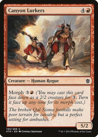 Canyon Lurkers [Khans of Tarkir] MTG Single Magic: The Gathering  | Multizone: Comics And Games