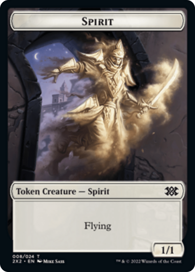 Egg // Spirit Double-sided Token [Double Masters 2022 Tokens] MTG Single Magic: The Gathering  | Multizone: Comics And Games