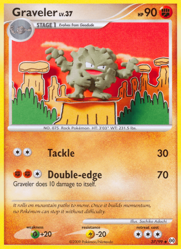 Graveler (37/99) [Platinum: Arceus] Pokemon Single Pokémon  | Multizone: Comics And Games