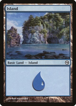 Island (98) [Duels of the Planeswalkers] MTG Single Magic: The Gathering  | Multizone: Comics And Games