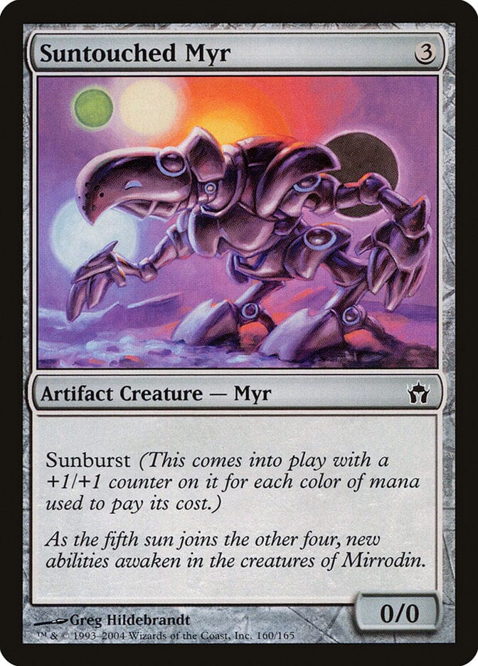 Suntouched Myr [Fifth Dawn] MTG Single Magic: The Gathering  | Multizone: Comics And Games