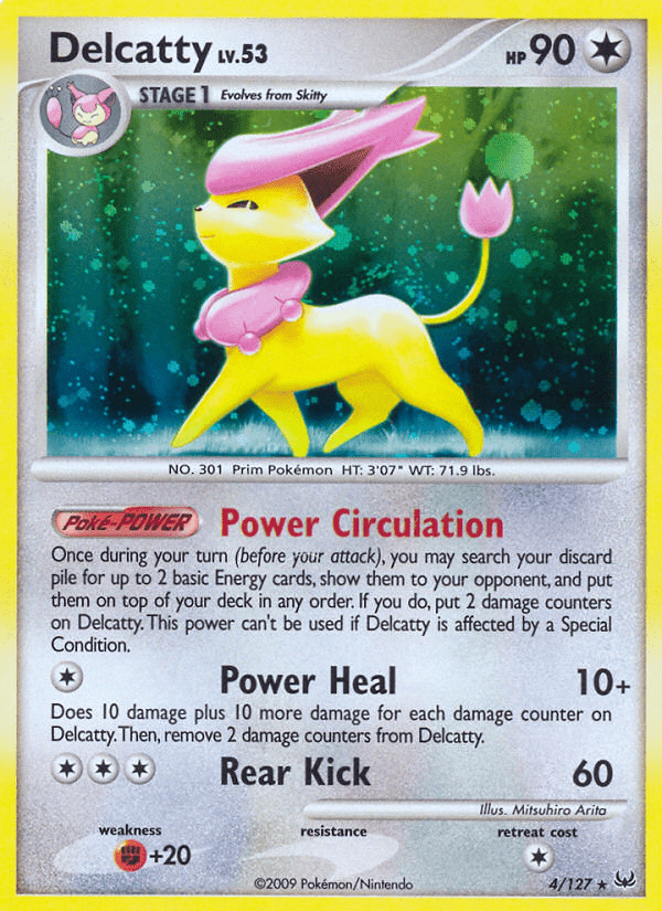 Delcatty (4/127) [Platinum: Base Set] Pokemon Single Pokémon  | Multizone: Comics And Games