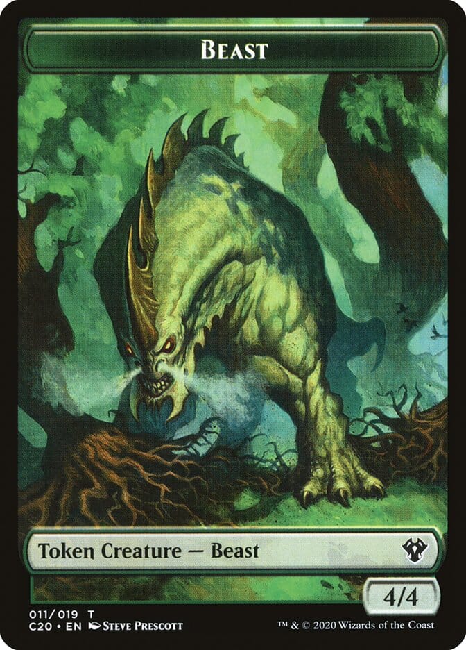 Beast Token [Commander 2020] MTG Single Magic: The Gathering  | Multizone: Comics And Games