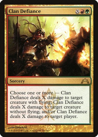 Clan Defiance [Gatecrash] MTG Single Magic: The Gathering  | Multizone: Comics And Games