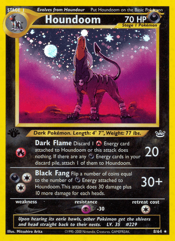Houndoom (8/64) [Neo Revelation 1st Edition] Pokemon Single Pokémon  | Multizone: Comics And Games