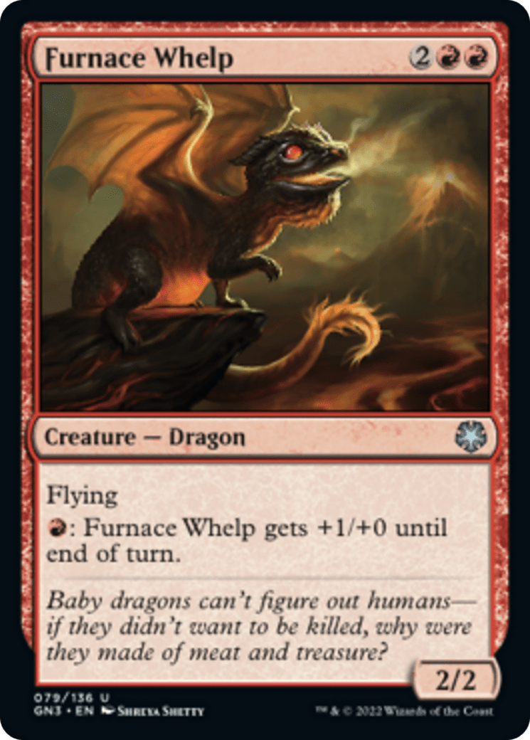 Furnace Whelp [Game Night: Free-for-All] MTG Single Magic: The Gathering  | Multizone: Comics And Games