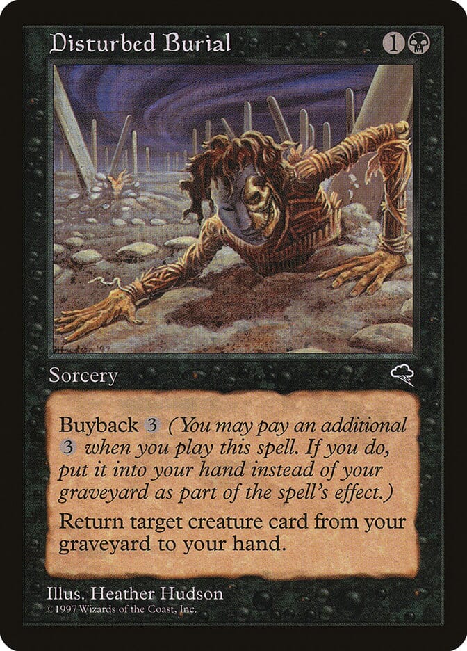 Disturbed Burial [Tempest] MTG Single Magic: The Gathering  | Multizone: Comics And Games