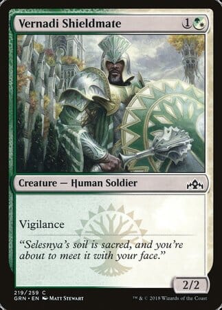 Vernadi Shieldmate [Guilds of Ravnica] MTG Single Magic: The Gathering  | Multizone: Comics And Games