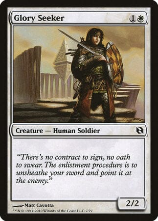 Glory Seeker [Duel Decks: Elspeth vs. Tezzeret] MTG Single Magic: The Gathering  | Multizone: Comics And Games
