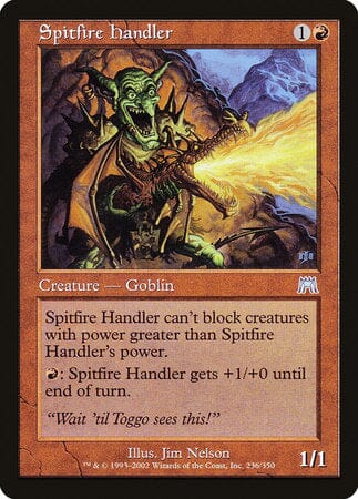 Spitfire Handler [Onslaught] MTG Single Magic: The Gathering  | Multizone: Comics And Games