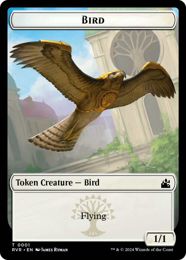 Bird // Voja Double-Sided Token [Ravnica Remastered Tokens] MTG Single Magic: The Gathering  | Multizone: Comics And Games