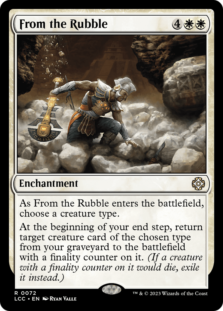 From the Rubble [The Lost Caverns of Ixalan Commander] MTG Single Magic: The Gathering  | Multizone: Comics And Games