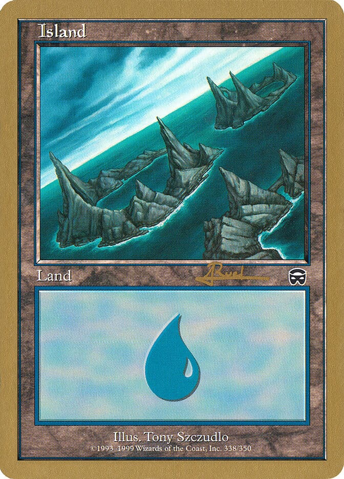 Island (ar338) (Antoine Ruel) [World Championship Decks 2001] MTG Single Magic: The Gathering  | Multizone: Comics And Games