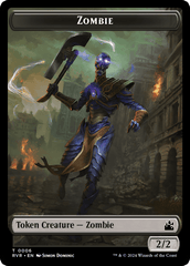 Saproling // Zombie Double-Sided Token [Ravnica Remastered Tokens] MTG Single Magic: The Gathering  | Multizone: Comics And Games